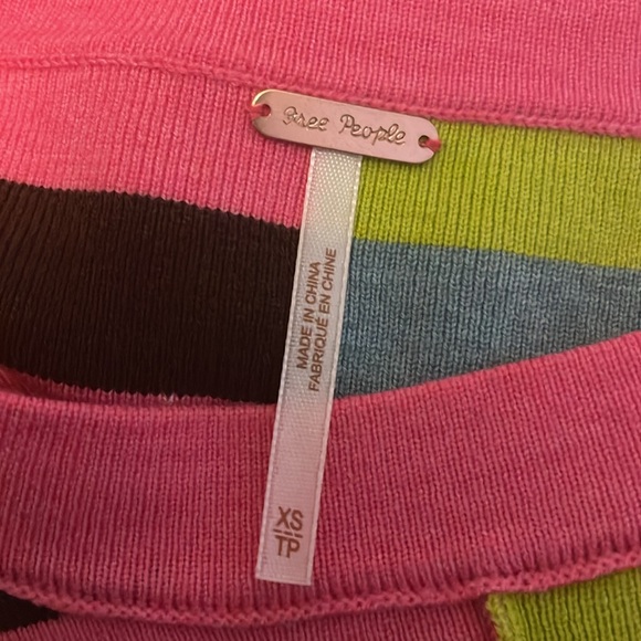 🌙FREE PEOPLE Uptown Stripe Pullover / Aurora Combo🌙 - Picture 11 of 11